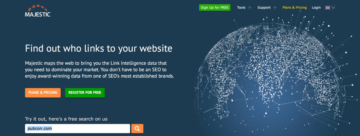 ابزار Majestic Seo ابزار Majestic Seo